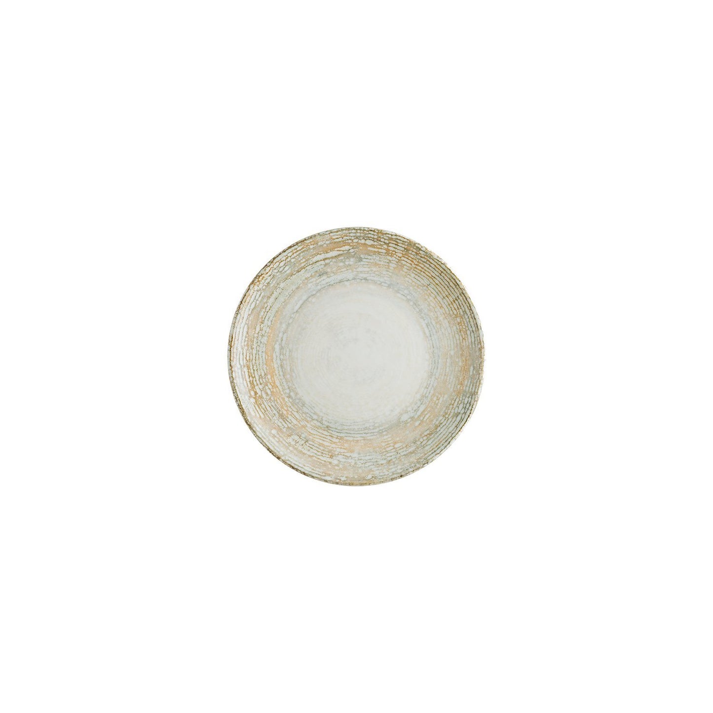 Turgla Vitrified Patera dia.7.5" Round Decorated Vitrified Plate - Case Pack: 12
