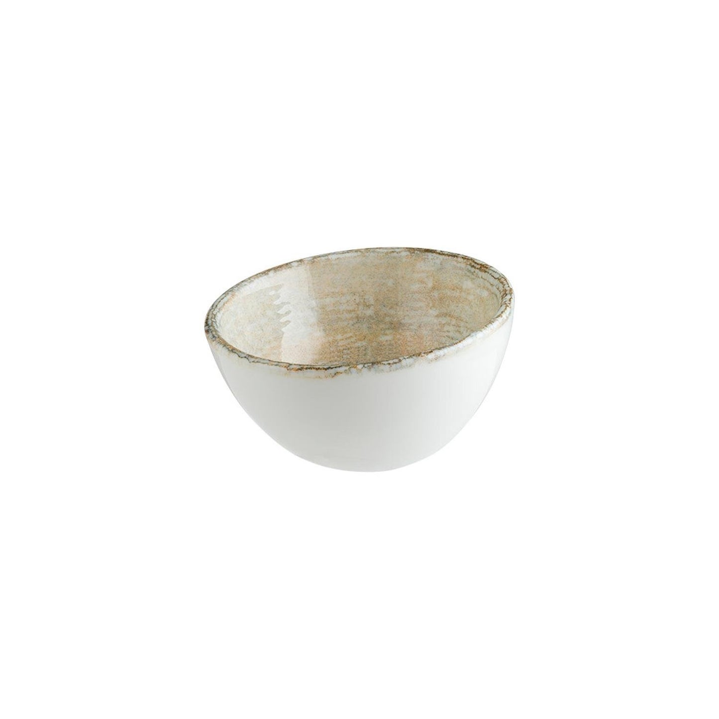 Patera dia.3.25" h:1.75" 2 oz. Round Decorated Vitrified Ramekin