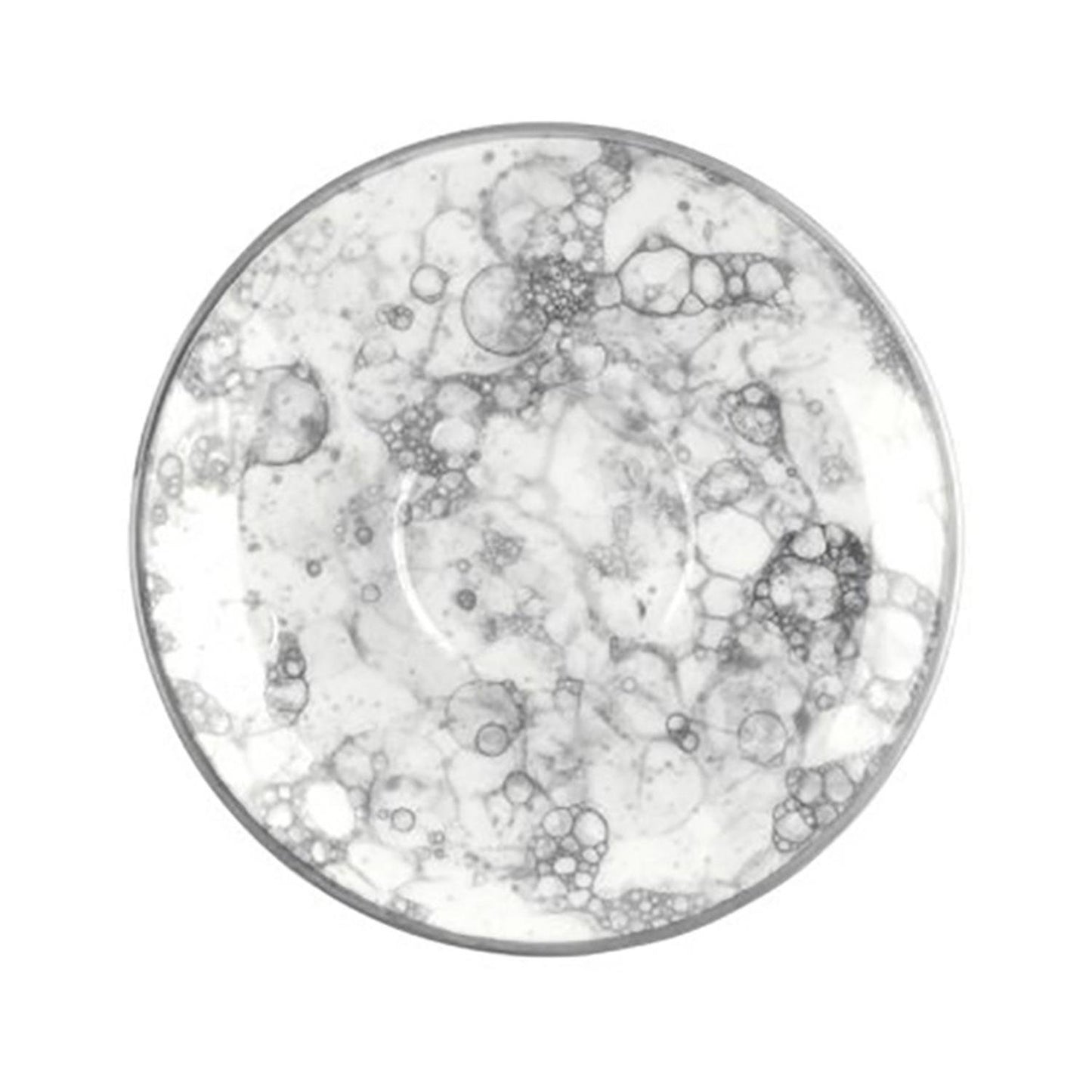 Black Rock dia.6" Round Decorated Vitrified Saucer