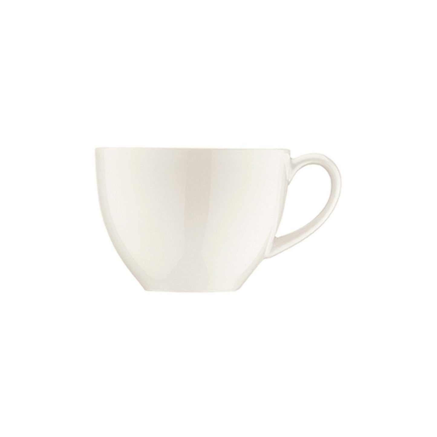 Gourmet dia.3.5" h:2.75" 7 oz. Round Warm White Vitrified Cup