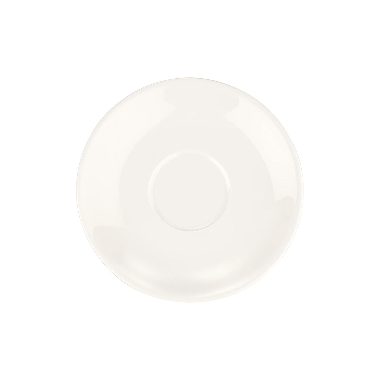 Turgla Vitrified Gourmet dia.4.75" Round Warm White Vitrified Saucer - Case Pack: 6