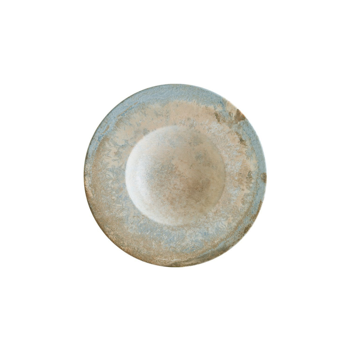 Luz dia.11" h:2.5" 14 oz. Round Decorated Vitrified Bowl
