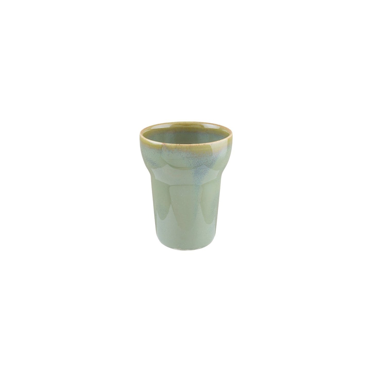 Sage dia.3.75" h:4.75" 12 oz. Round Green Vitrified Mug