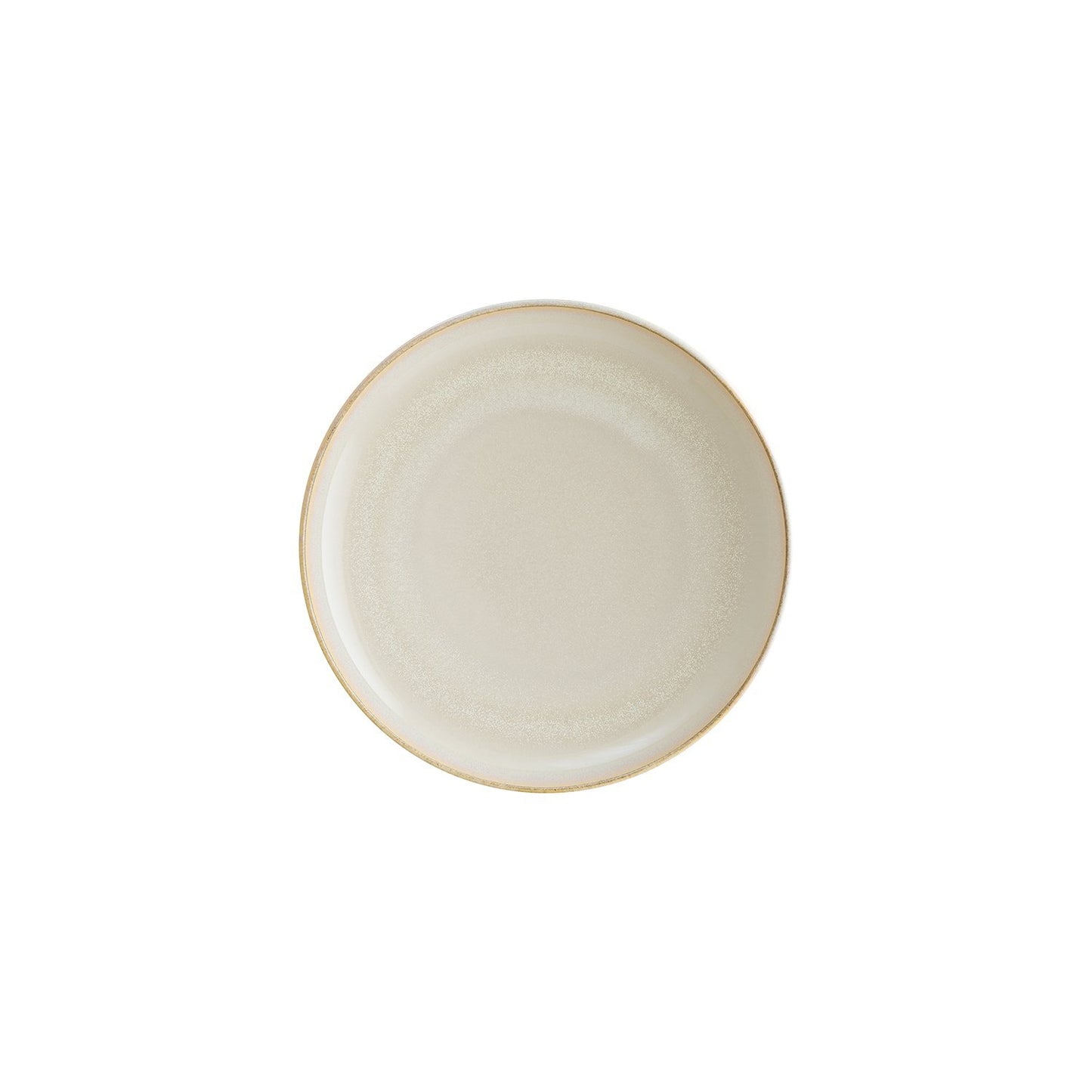Sand dia.9.75" h:2" Round Beige Vitrified Deep Plate