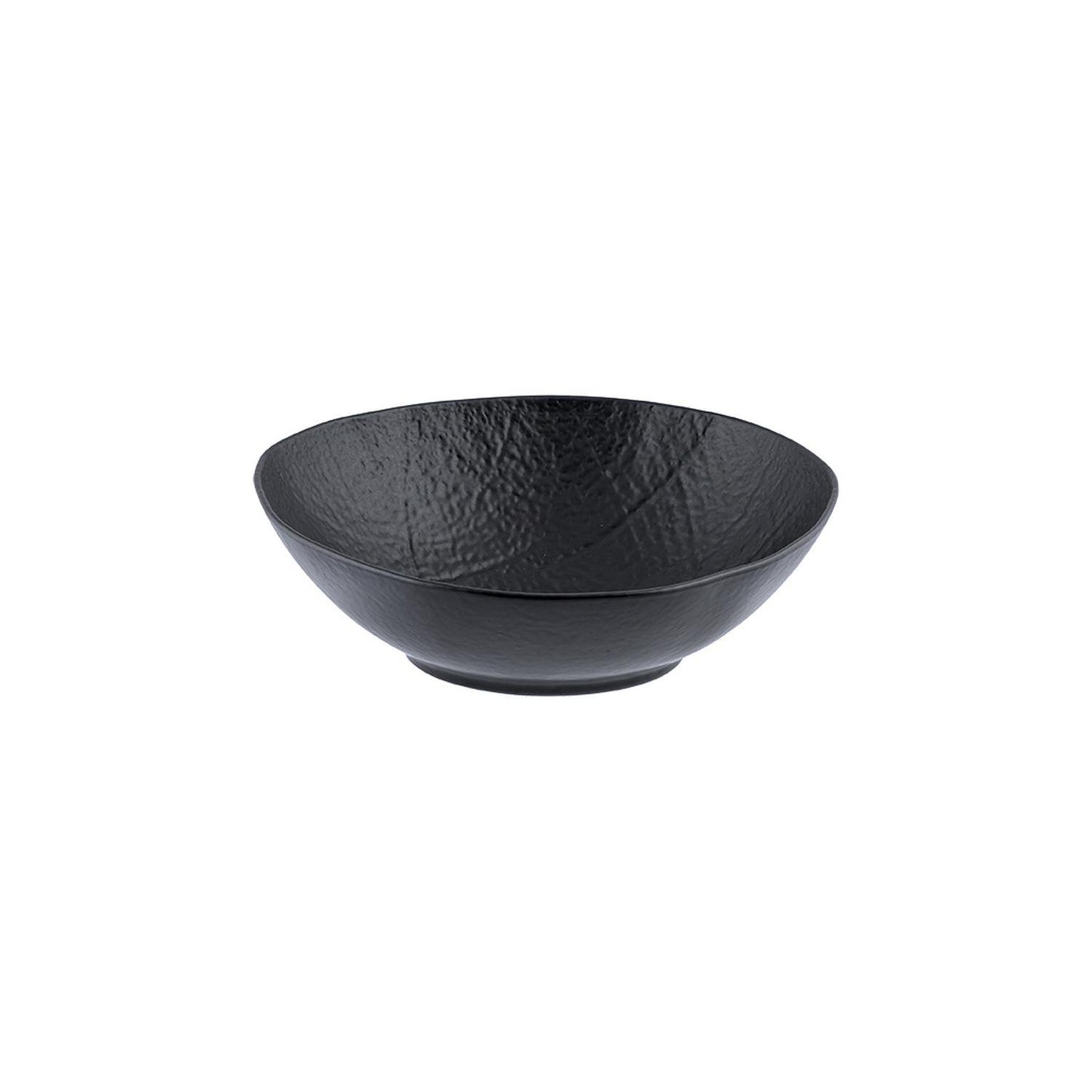 Turgla Vitrified Shade dia.7.5" h:2.5" 24 oz. Round Black Vitrified Bowl - Case Pack: 6
