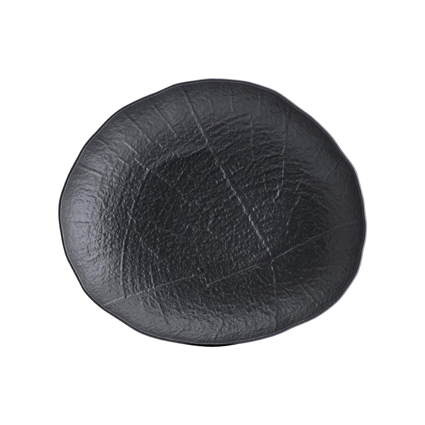 Turgla Vitrified Shade dia.10.25" h:1.5" 32 oz. Round Black Vitrified Bowl - Case Pack: 6