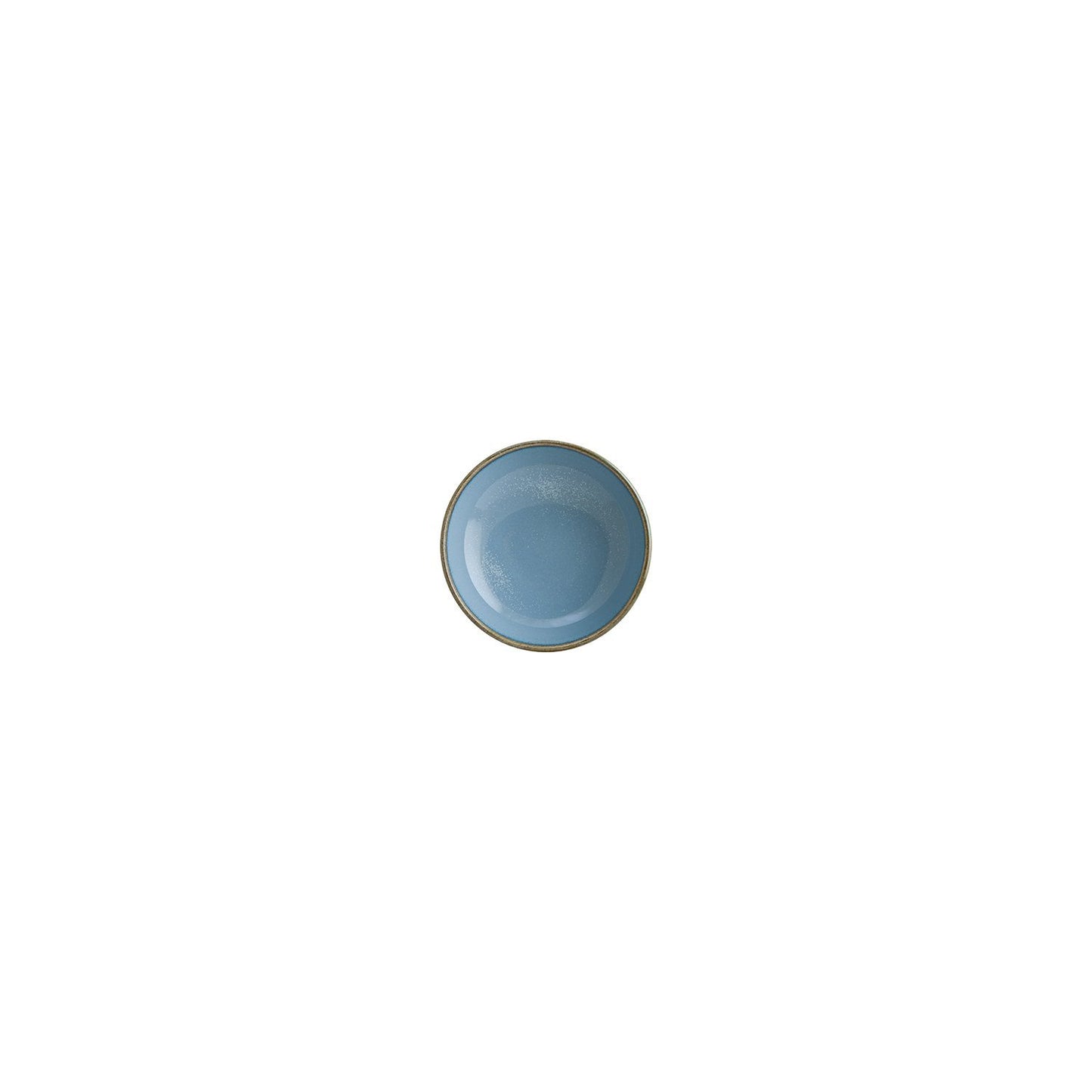 Sky dia.4" h:0.75" 4 oz. Round Blue Vitrified Bowl