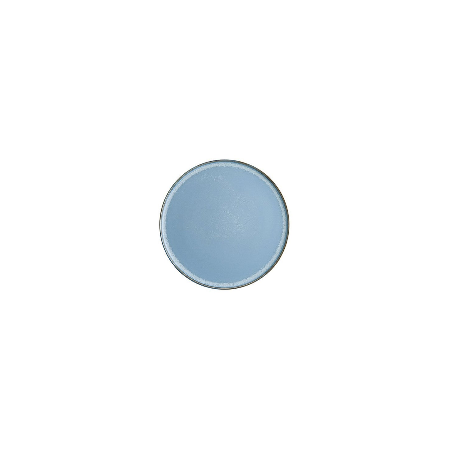 Sky dia.6.25" Round Blue Vitrified Plate
