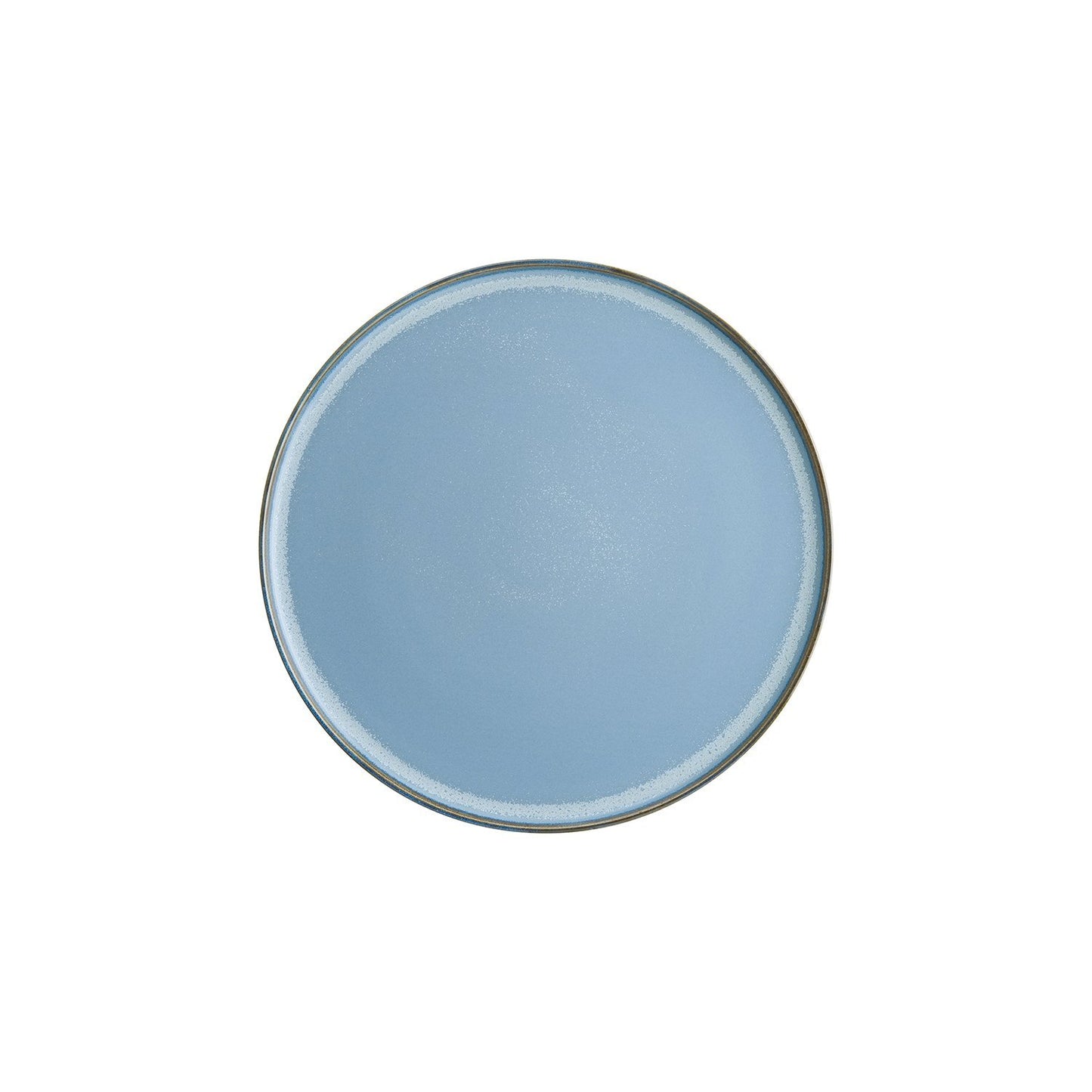 Sky dia.11" Round Blue Vitrified Plate