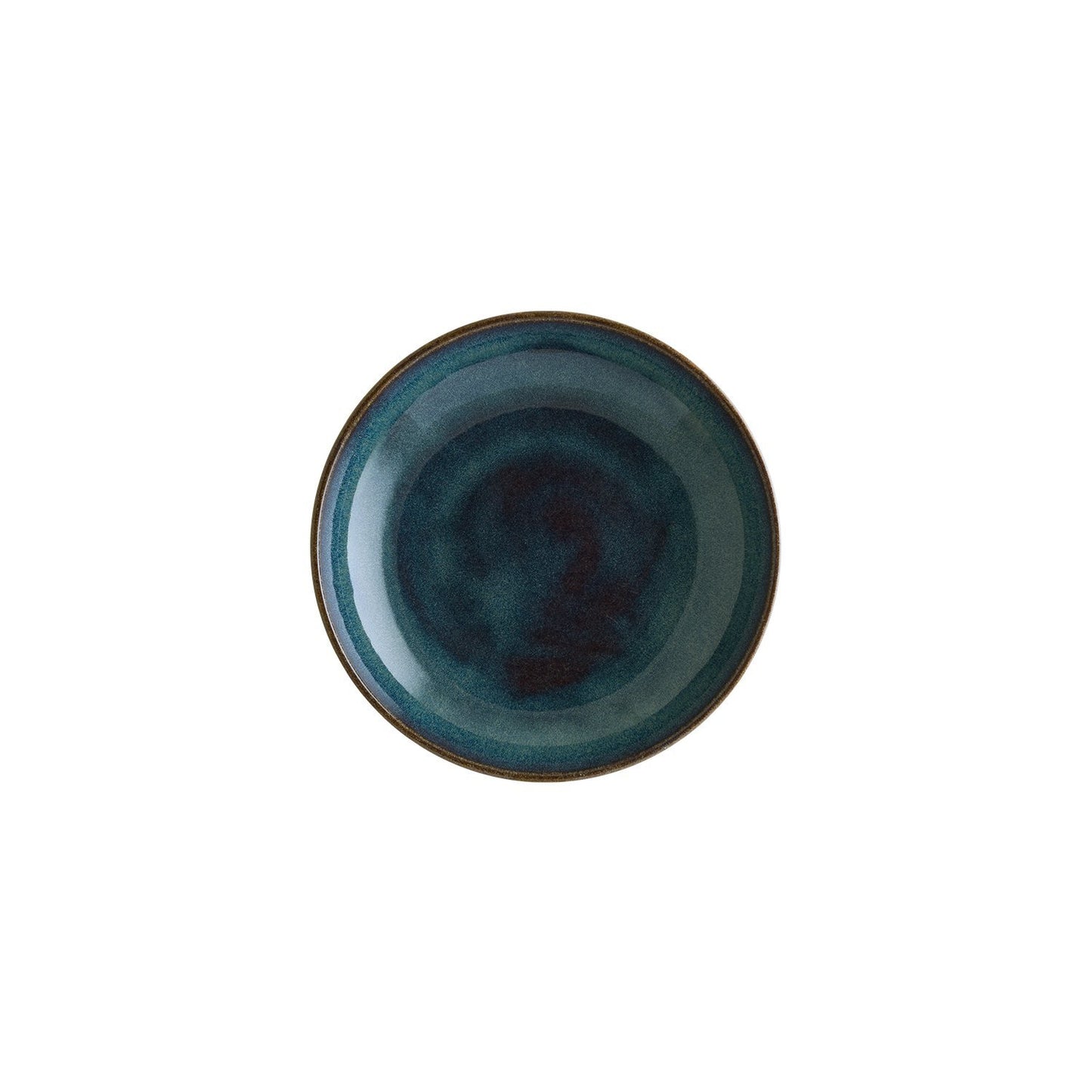 Sphere Ocean dia.9" h:2" 34 oz. Round Blue Vitrified Bowl