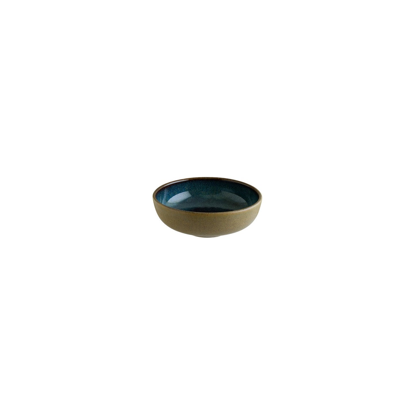 Sphere Ocean dia.5.5" h:2" 15 oz. Round Blue Vitrified Bowl