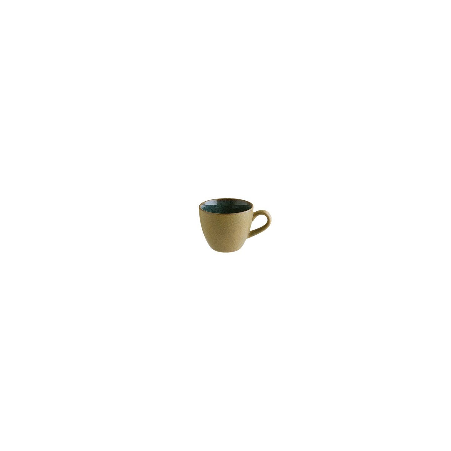 Sphere Ocean dia.2.5" h:2" 3 oz. Round Blue Vitrified Espresso Cup