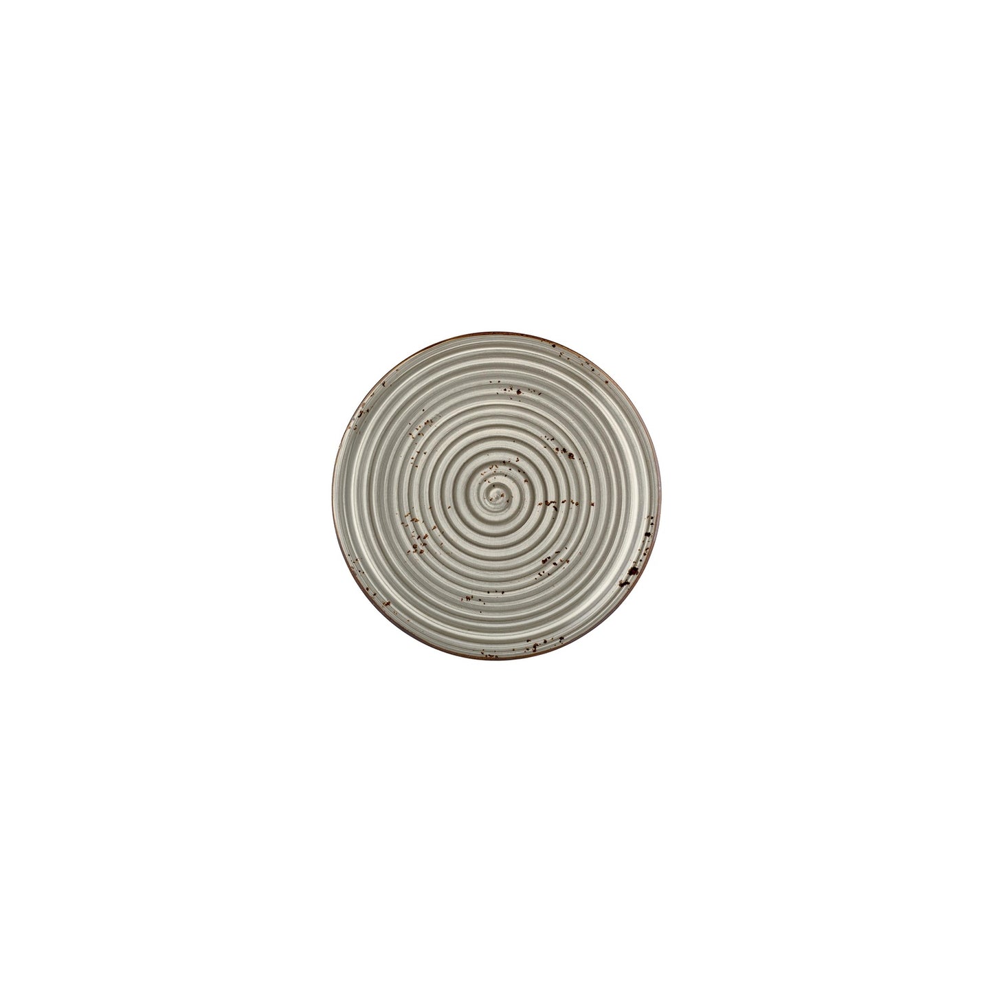 Supreme dia.6.75" Round Gray Vitrified Plate