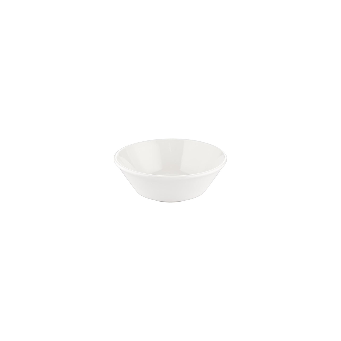 Smooth White dia.6.25" h:0" 18 oz. Round Warm White Vitrified Bowl