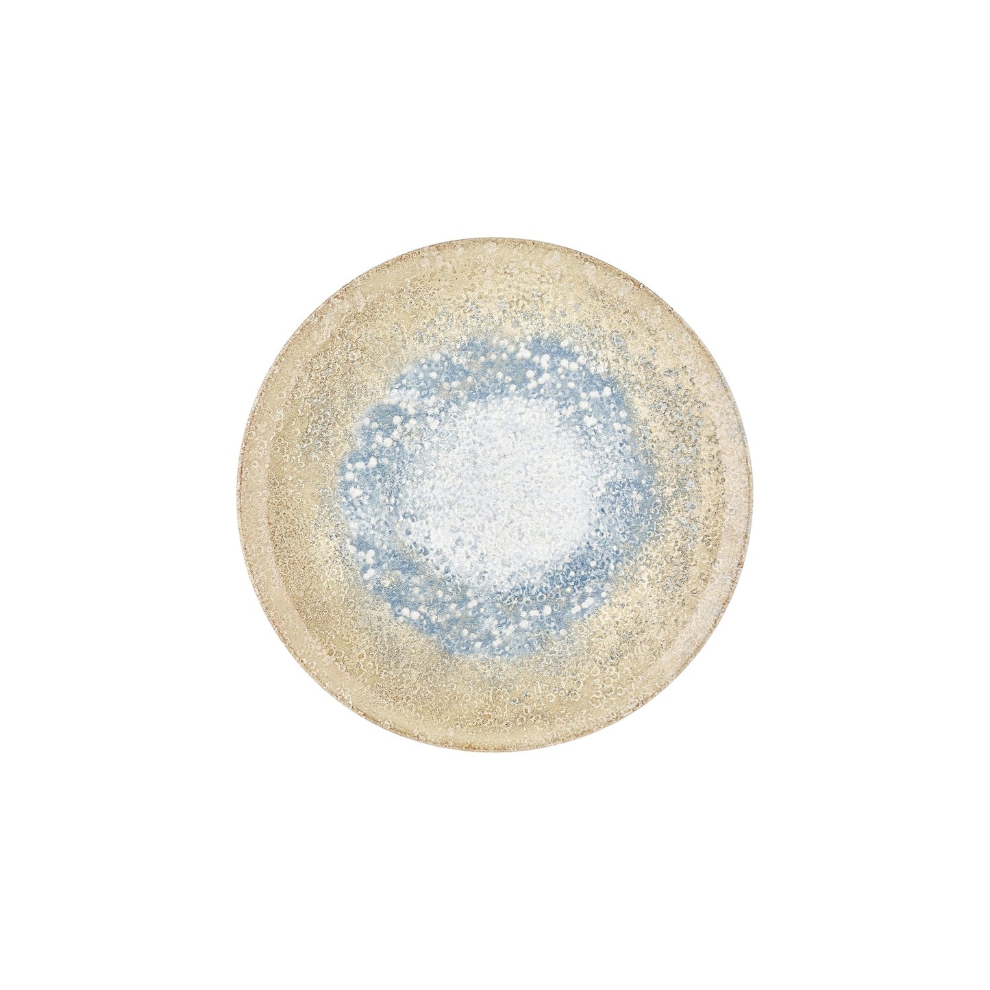 Smooth Reaction dia.11" Round Yellow Vitrified Plate