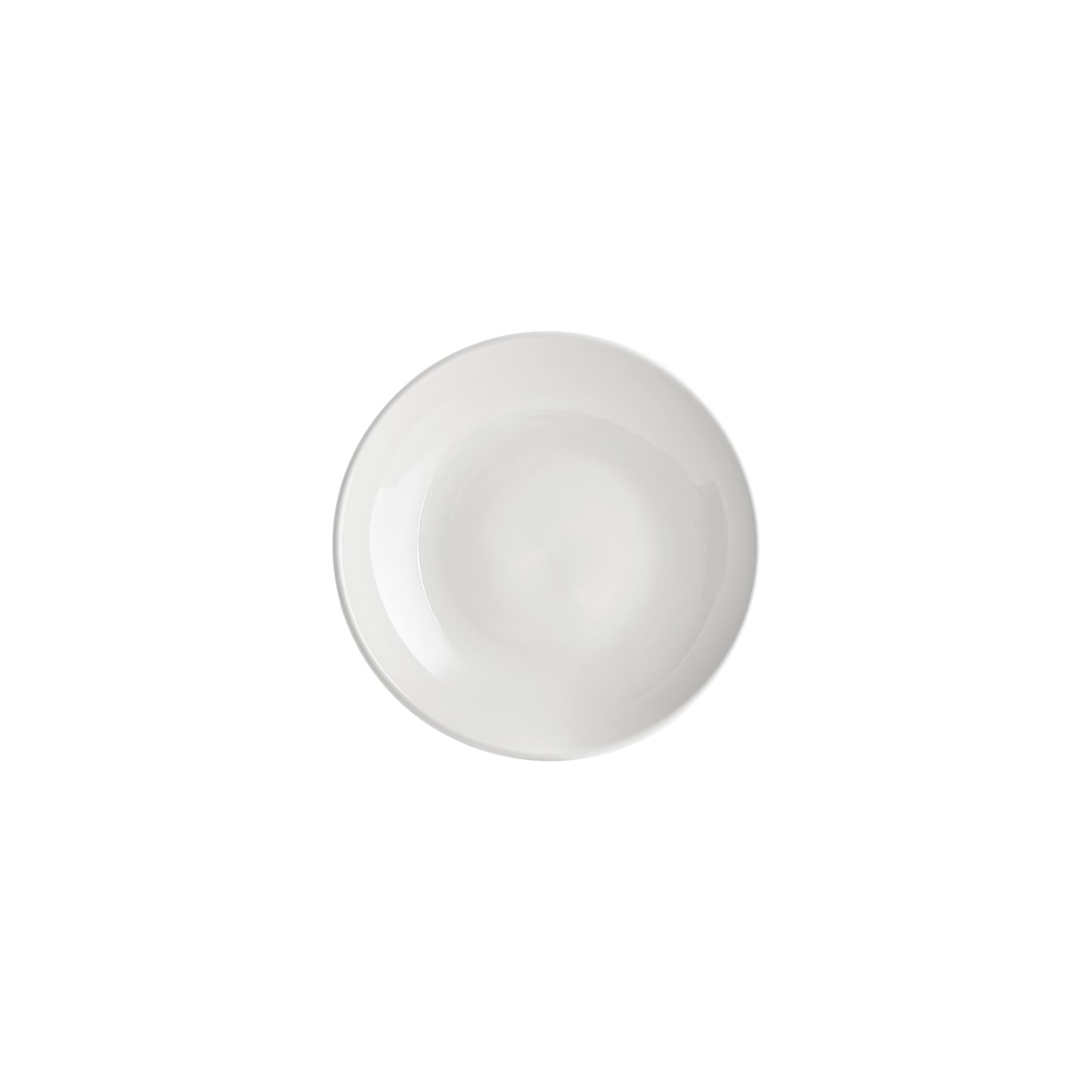 Gourmet dia.8.25" h:0" 17 oz. Round Warm White Vitrified Deep Plate