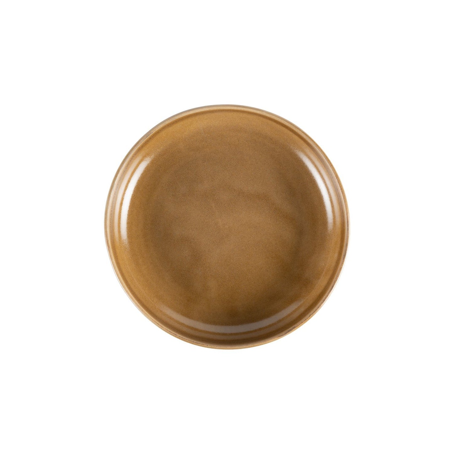 Terra Pott dia.10" h:1.75" 47 oz. Round Brown Vitrified Bowl