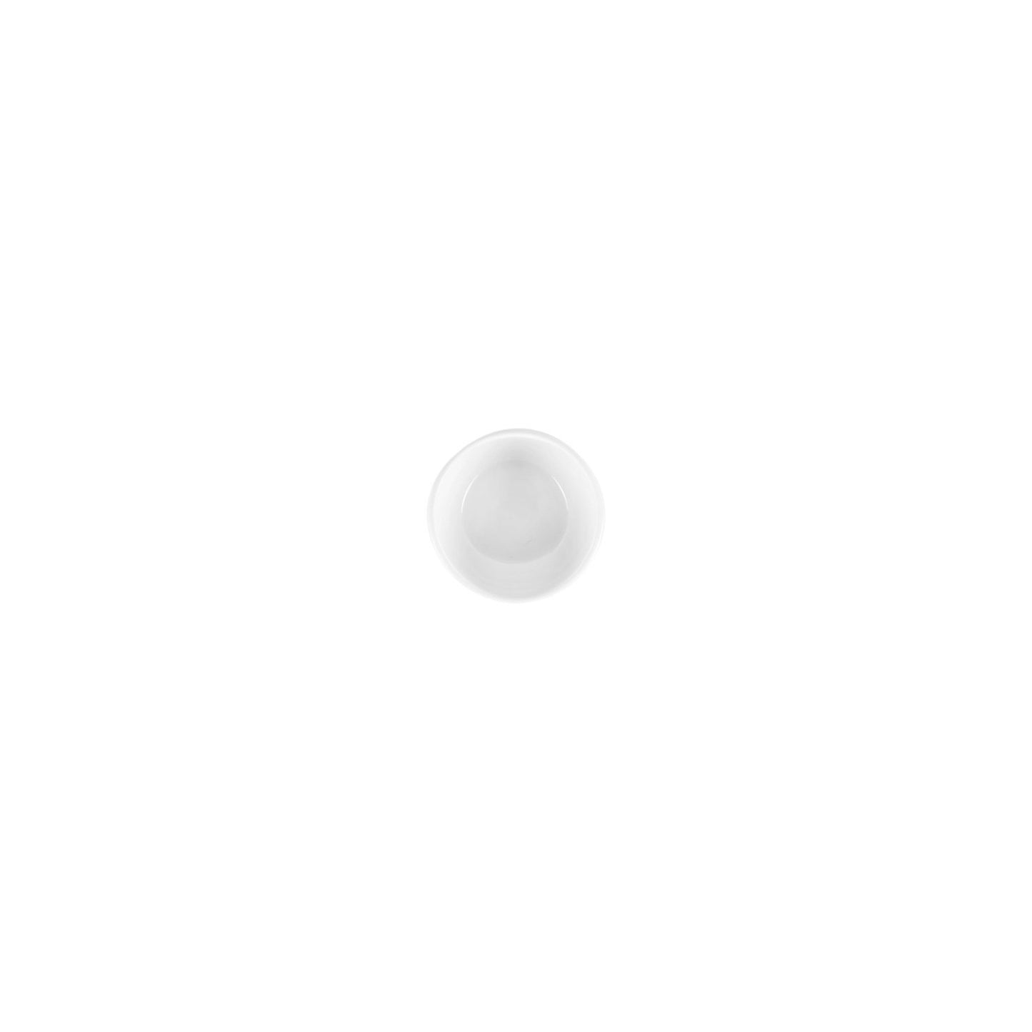 X-tanbul dia.3" h:1.25" 3 oz. Round White Porcelain Bowl