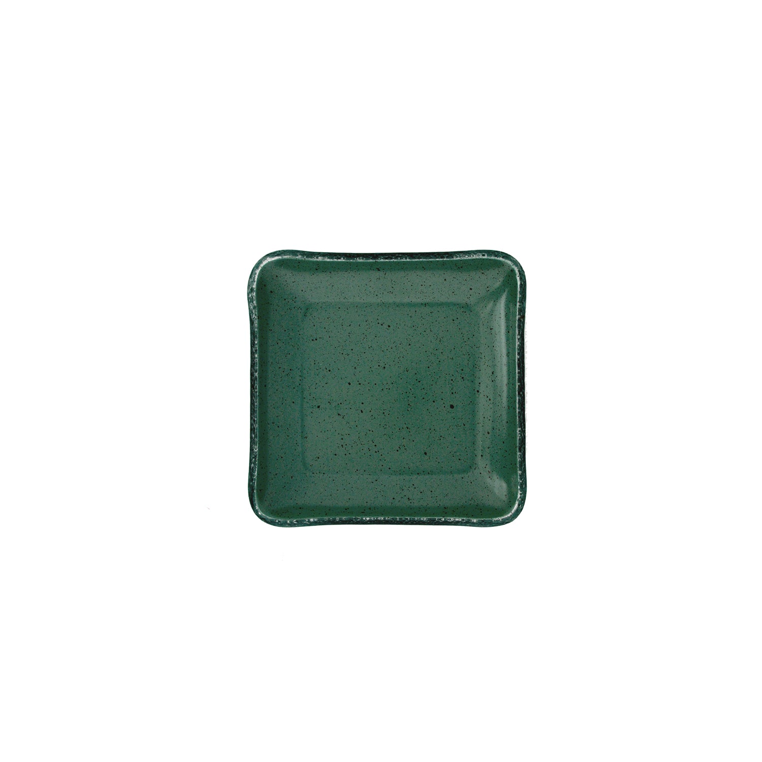 Turgla Fusion Glass 5.75" x 5.75" Square Agave Glass Plate
