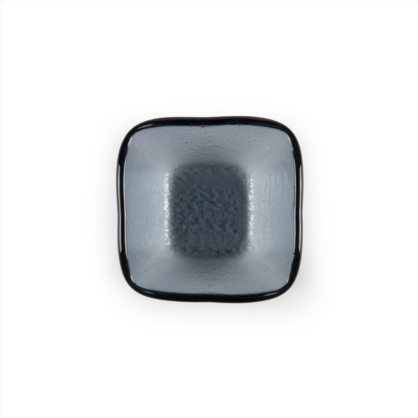 Glass Dinnerware 2.25" x 2.25" x h:1.5" 2 oz. Square Charcoal Glass Ramekin - Case Pack: 24