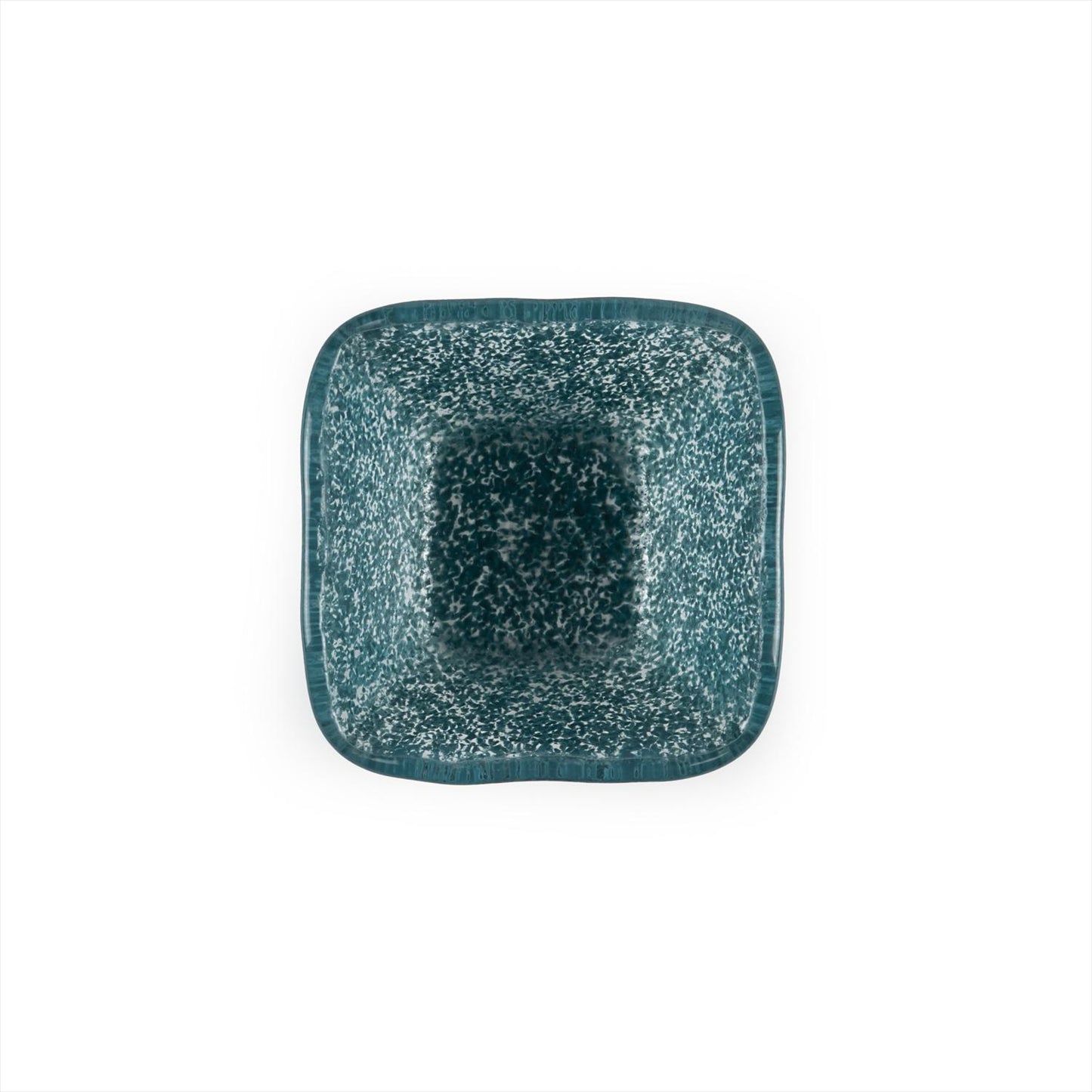 Glass Dinnerware 2.25" x 2.25" x h:1.5" 2 oz. Square Blue Glass Ramekin - Case Pack: 24