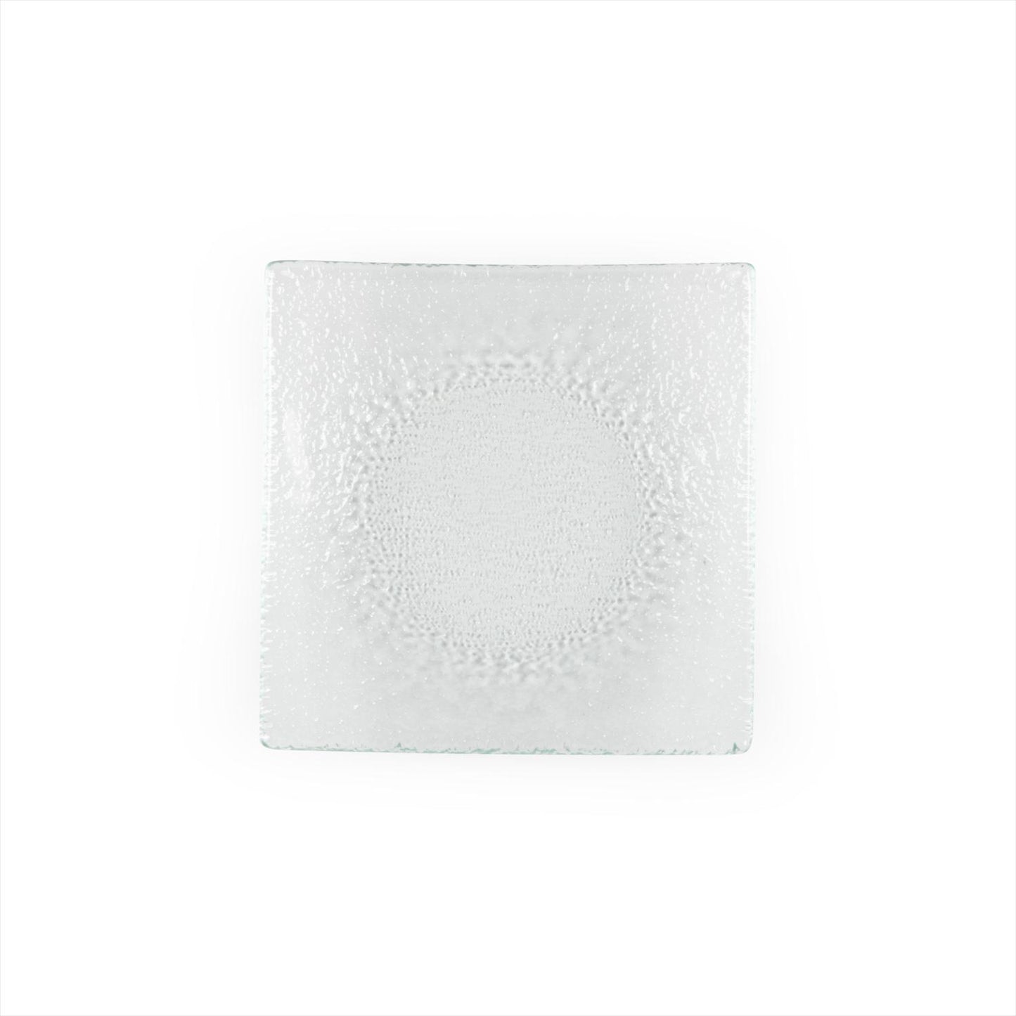 Glass Dinnerware 5.75" x 5.75" Square Clear Glass Plate - Case Pack: 12