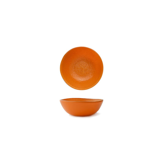 Glass Dinnerware dia.5.5" h:2" 14 oz. Round Turmeric Glass Bowl - Case Pack: 12