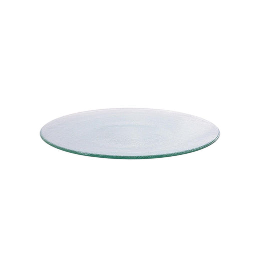 Glass Dinnerware dia.9" Round Clear Glass Plate - Case Pack: 12