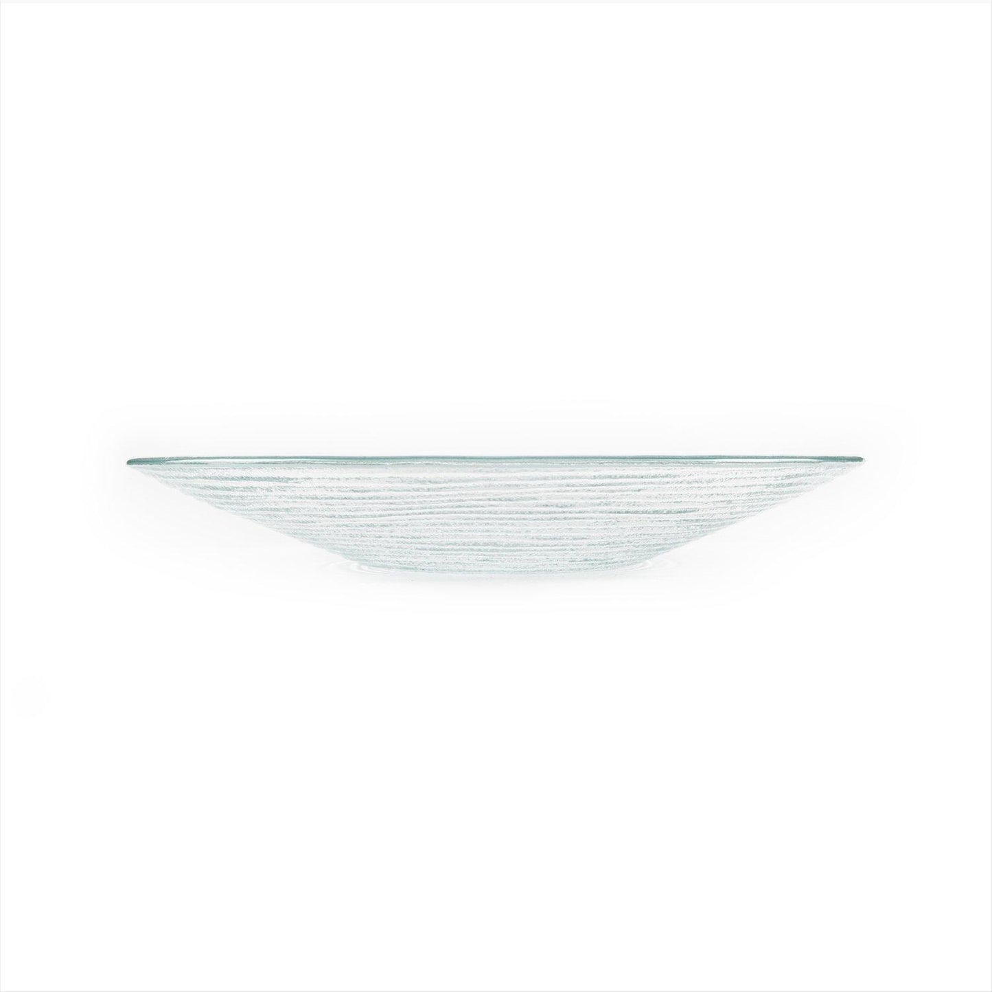 Glass Dinnerware dia.13.75" h:2" 58 oz. Round Clear Glass Bowl - Case Pack: 6