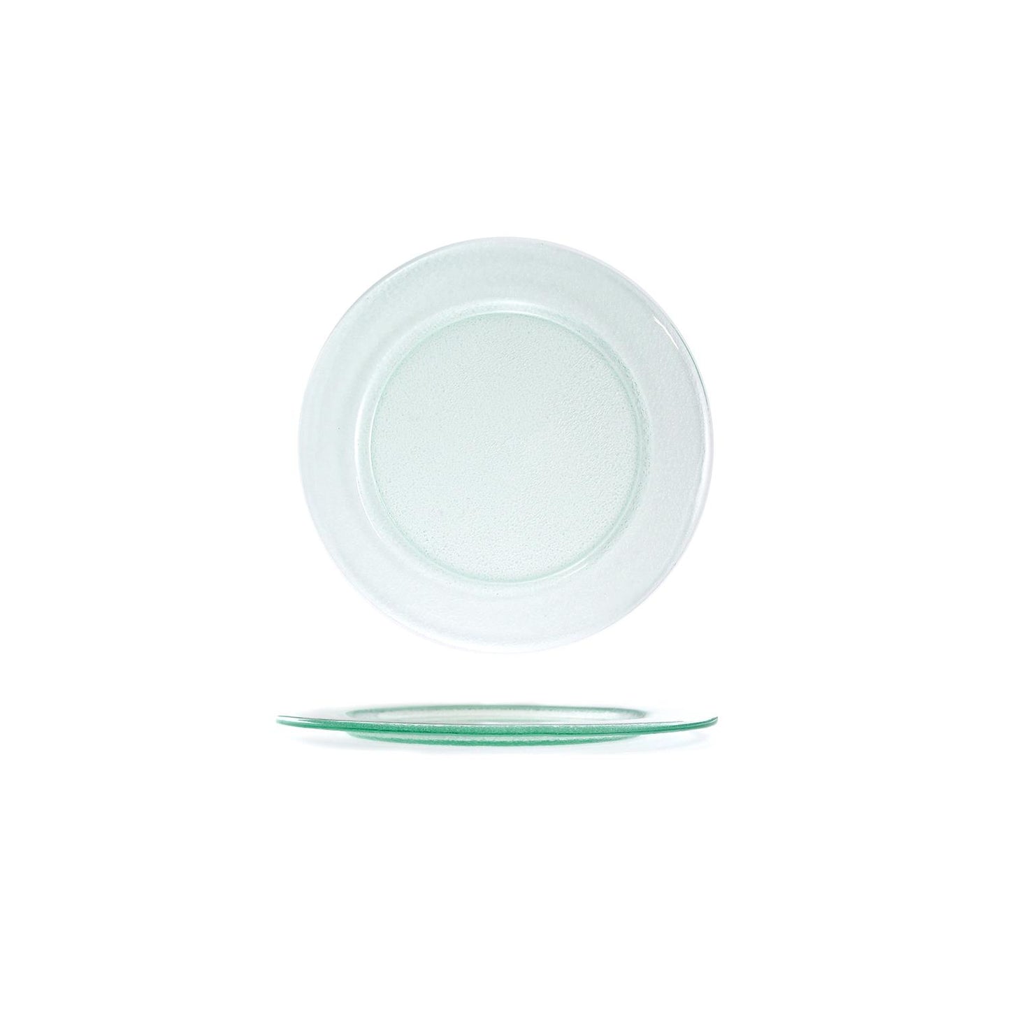 Glass Dinnerware dia.7.75" Round Clear Glass Plate - Case Pack: 12