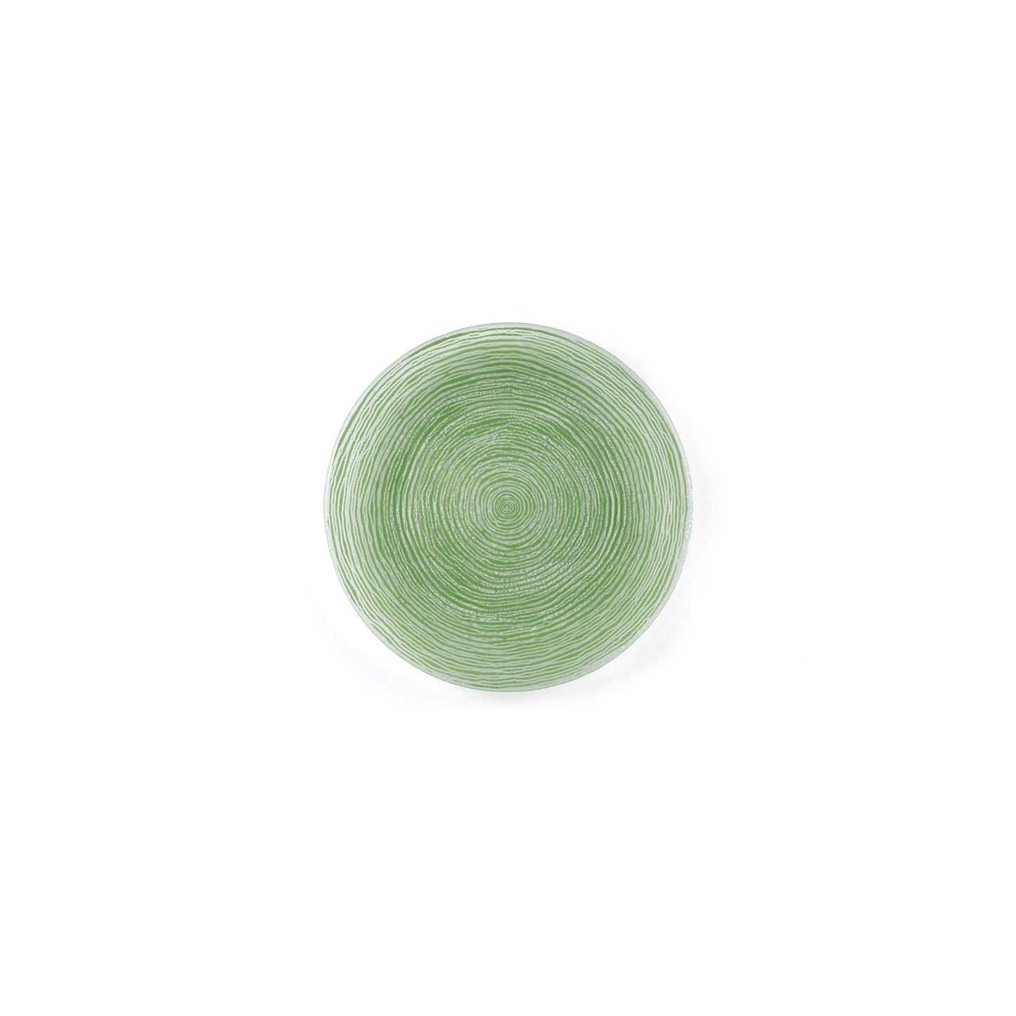 Glass Dinnerware dia.7.75" Round Green Glass Plate - Case Pack: 12