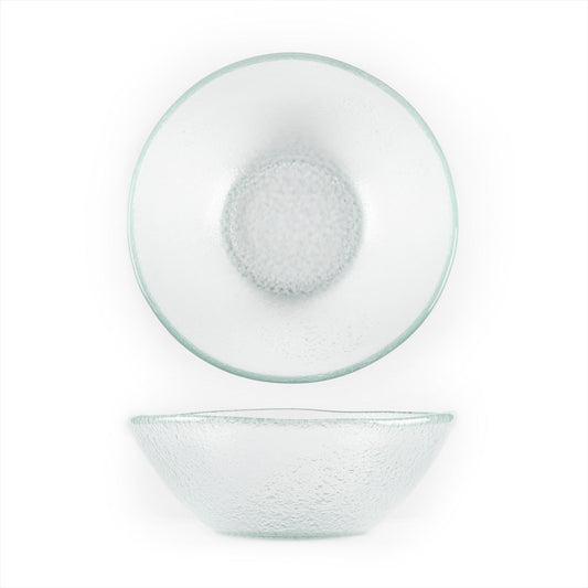 Glass Dinnerware dia.7.5" h:2.75" 20 oz. Round Clear Glass Bowl - Case Pack: 12