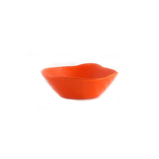 Glass Dinnerware dia.7.5" h:2.75" 20 oz. Round Orange Glass Bowl - Case Pack: 12