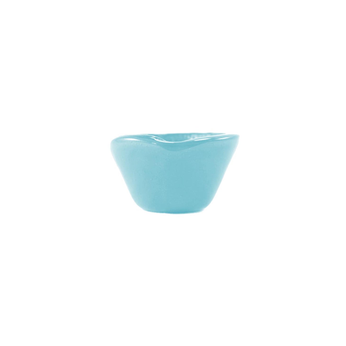 Glass Dinnerware dia.3.25" h:2" 4 oz. Round Blue Glass Ramekin - Case Pack: 24