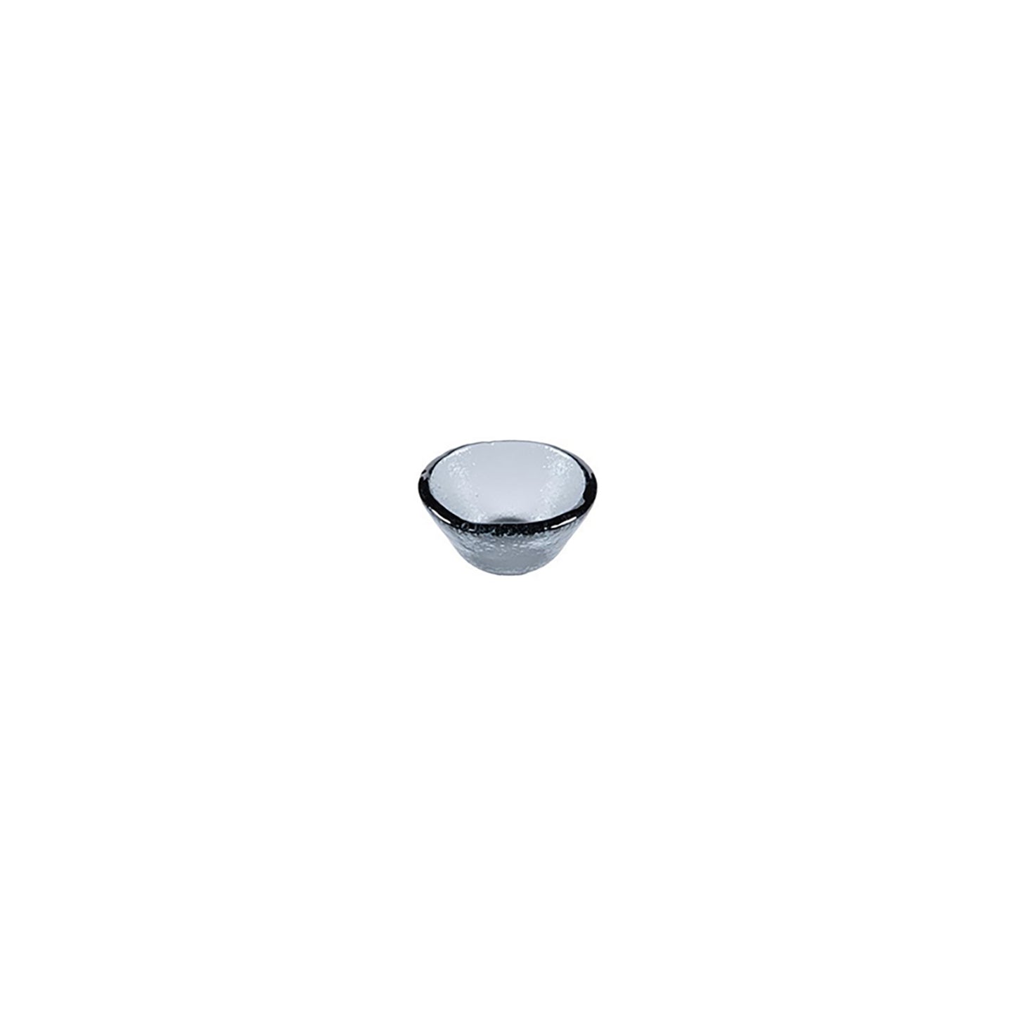 Turgla Fusion Glass dia.3.25" h:2" 4 oz. Round Charcoal Glass Ramekin