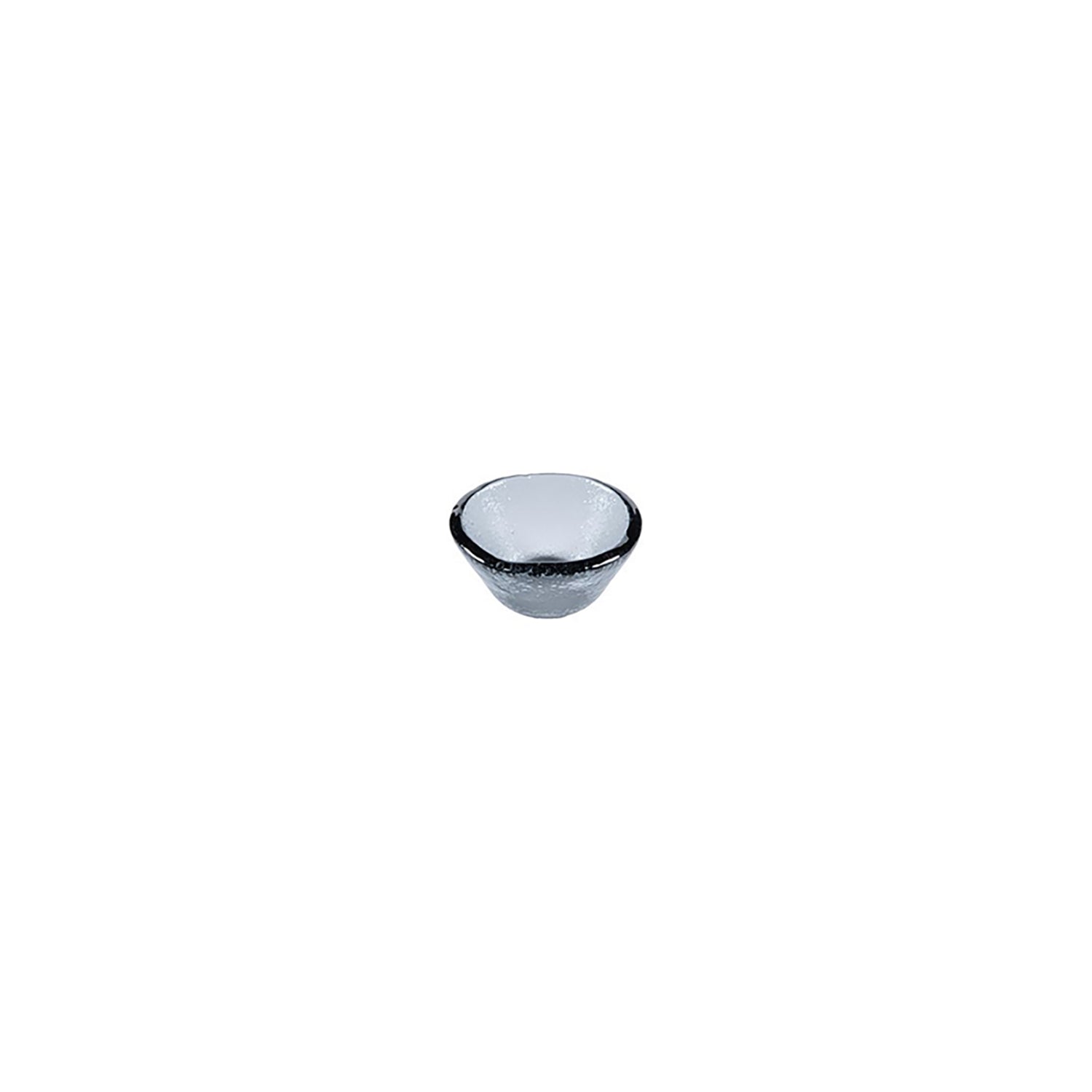 Turgla Fusion Glass dia.3.25" h:2" 4 oz. Round Charcoal Glass Ramekin