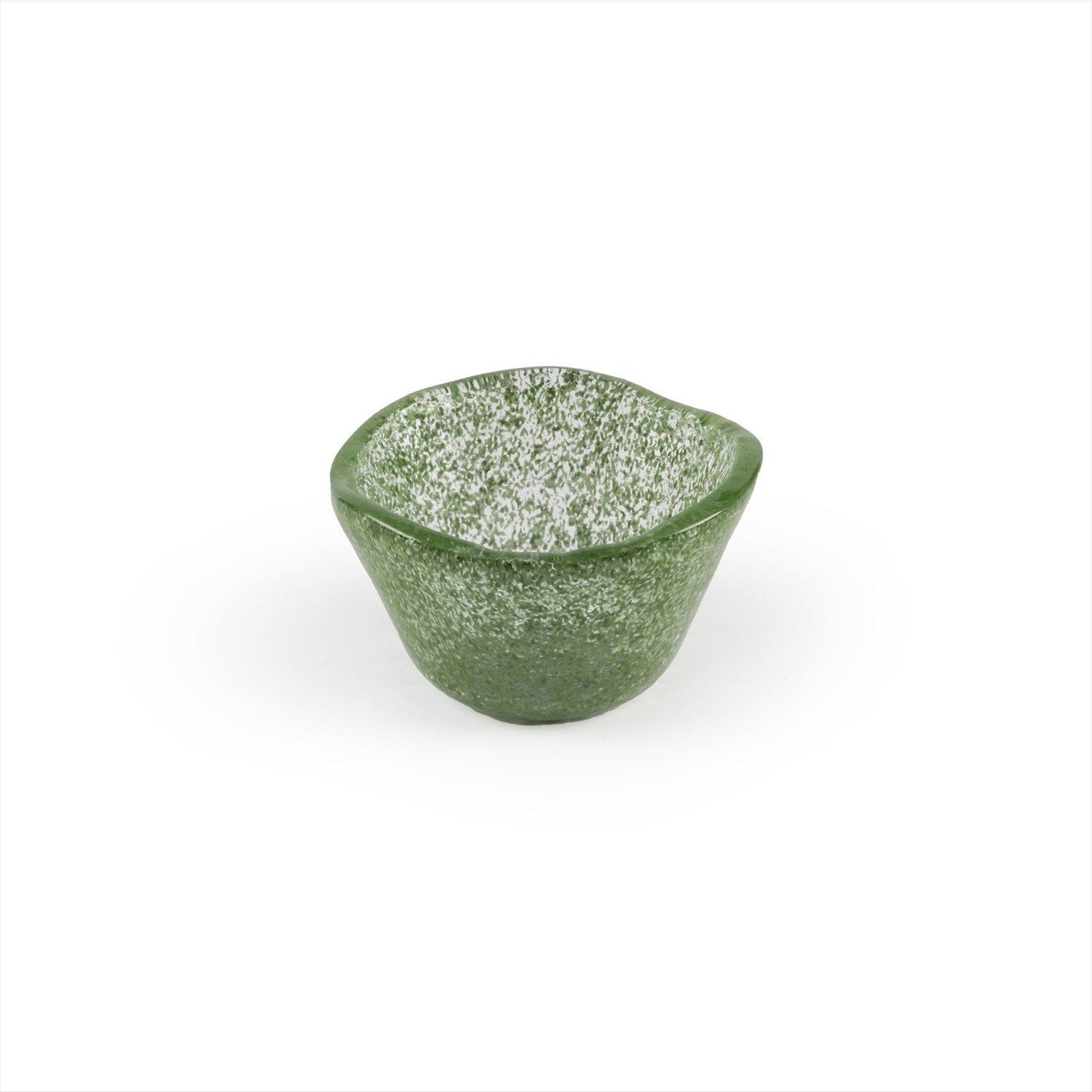 Glass Dinnerware dia.3.25" h:2" 4 oz. Round Green Glass Ramekin - Case Pack: 24