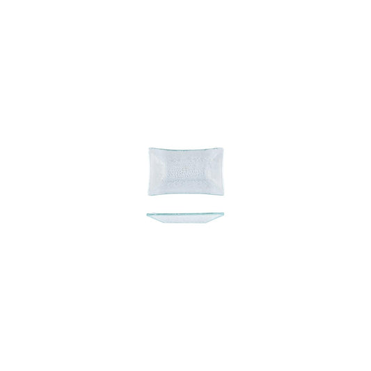 Glass Dinnerware 4.25" x 2.5" x h:0.5" 1 oz. Rectangular Clear Glass Ramekin - Case Pack: 24