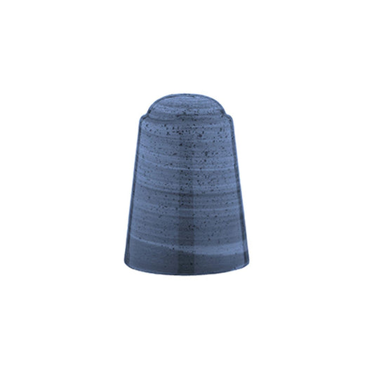 Turgla Vitrified Dusk  Round Blue Vitrified Salt Shaker - Case Pack: 24
