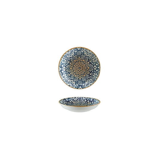 Turgla Vitrified Alhambra dia.5.25" h:1.5" 7 oz. Round Decorated Vitrified Bowl - Case Pack: 12