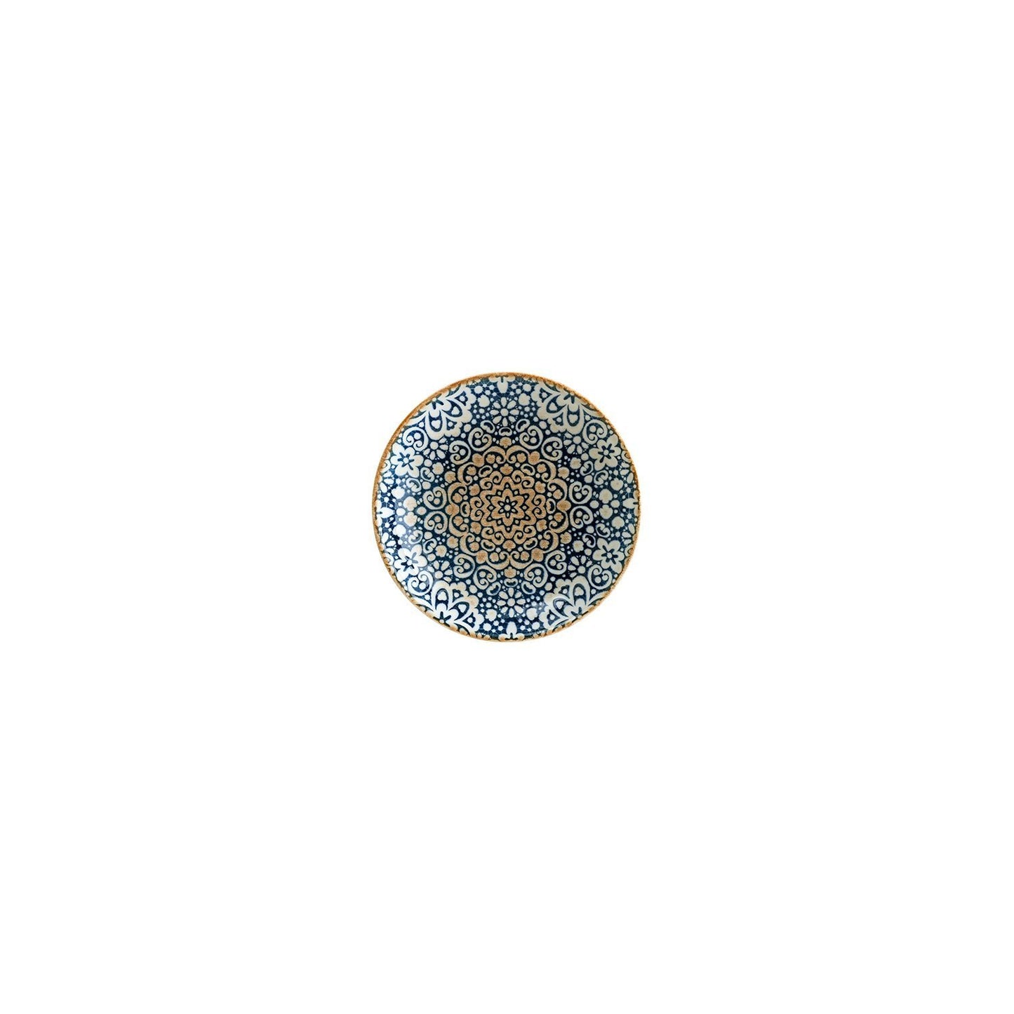 Turgla Vitrified Alhambra dia.5.25" h:1.5" 7 oz. Round Decorated Vitrified Bowl - Case Pack: 12