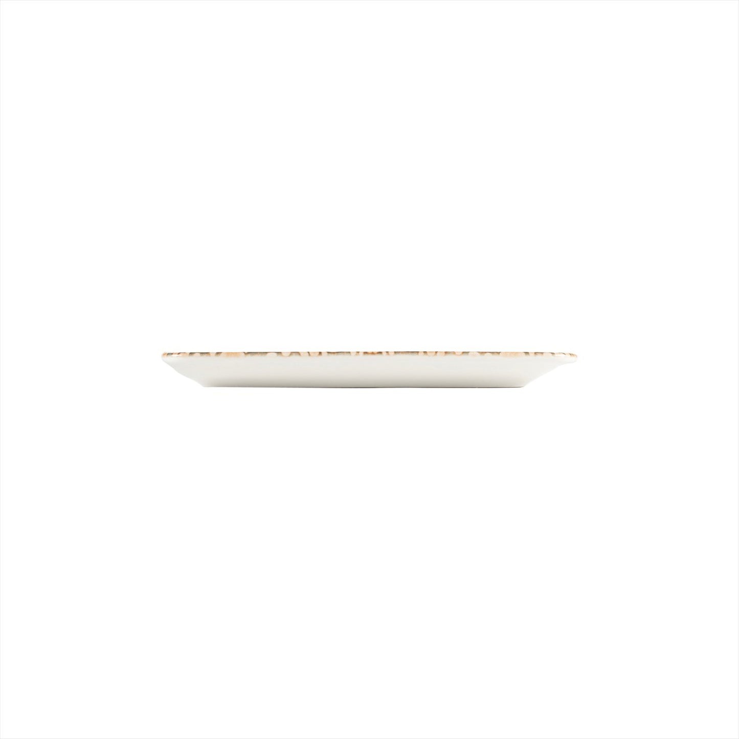 Turgla Vitrified Alhambra 9" x 6" Rectangular Decorated Vitrified Plate - Case Pack: 12