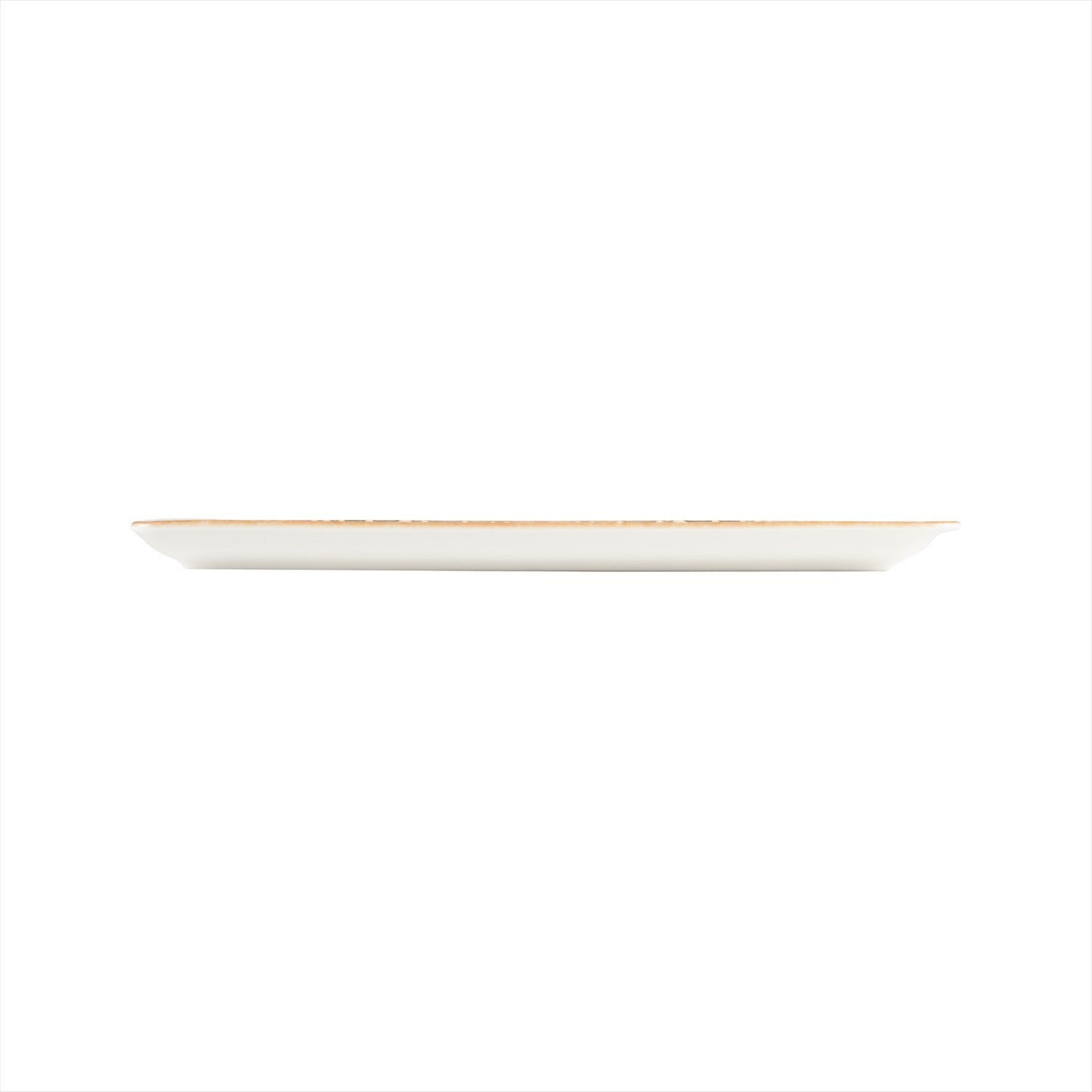 Turgla Vitrified Alhambra 13.5" x 6" x h:0.75" Rectangular Decorated Vitrified Platter - Case Pack: 12