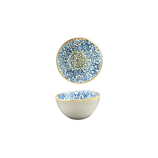 Turgla Vitrified Alhambra dia.3.25" h:1.75" 2 oz. Round Decorated Vitrified Ramekin - Case Pack: 24