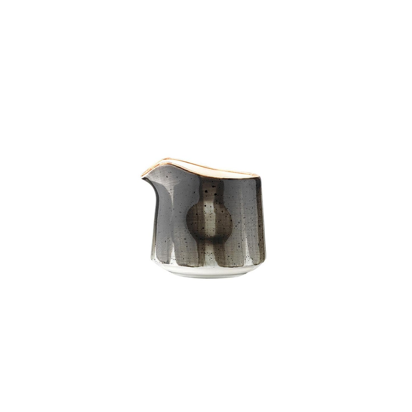 Turgla Vitrified Space dia.2.25" h:2" 2 oz. Round Gray Vitrified Creamer - Case Pack: 24