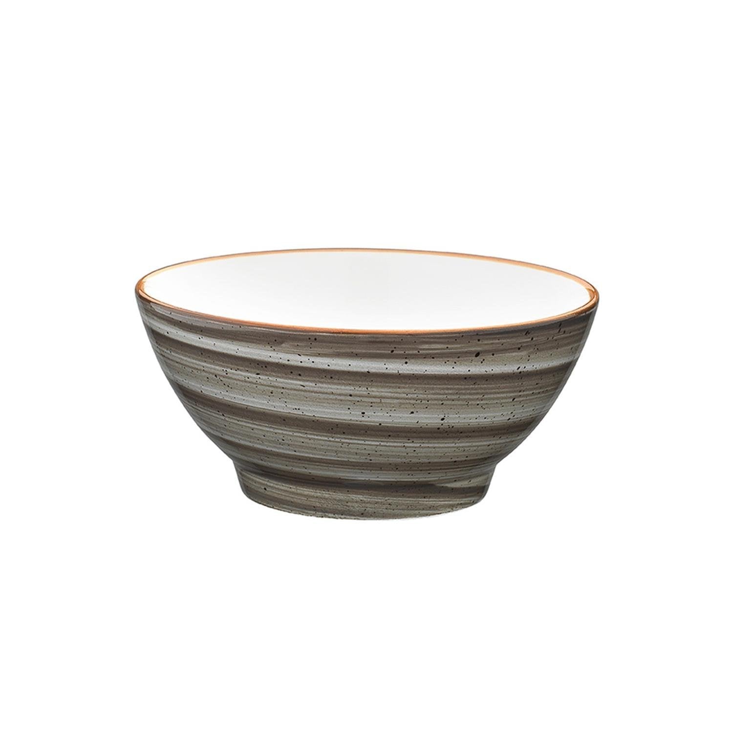 Space dia.5.5" h:2.75" 15 oz. Round Gray Vitrified Bowl
