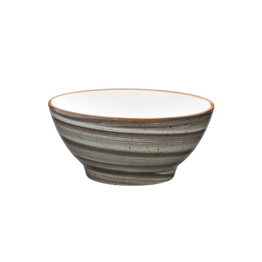 Space dia.5.5" h:2.75" 15 oz. Round Gray Vitrified Bowl