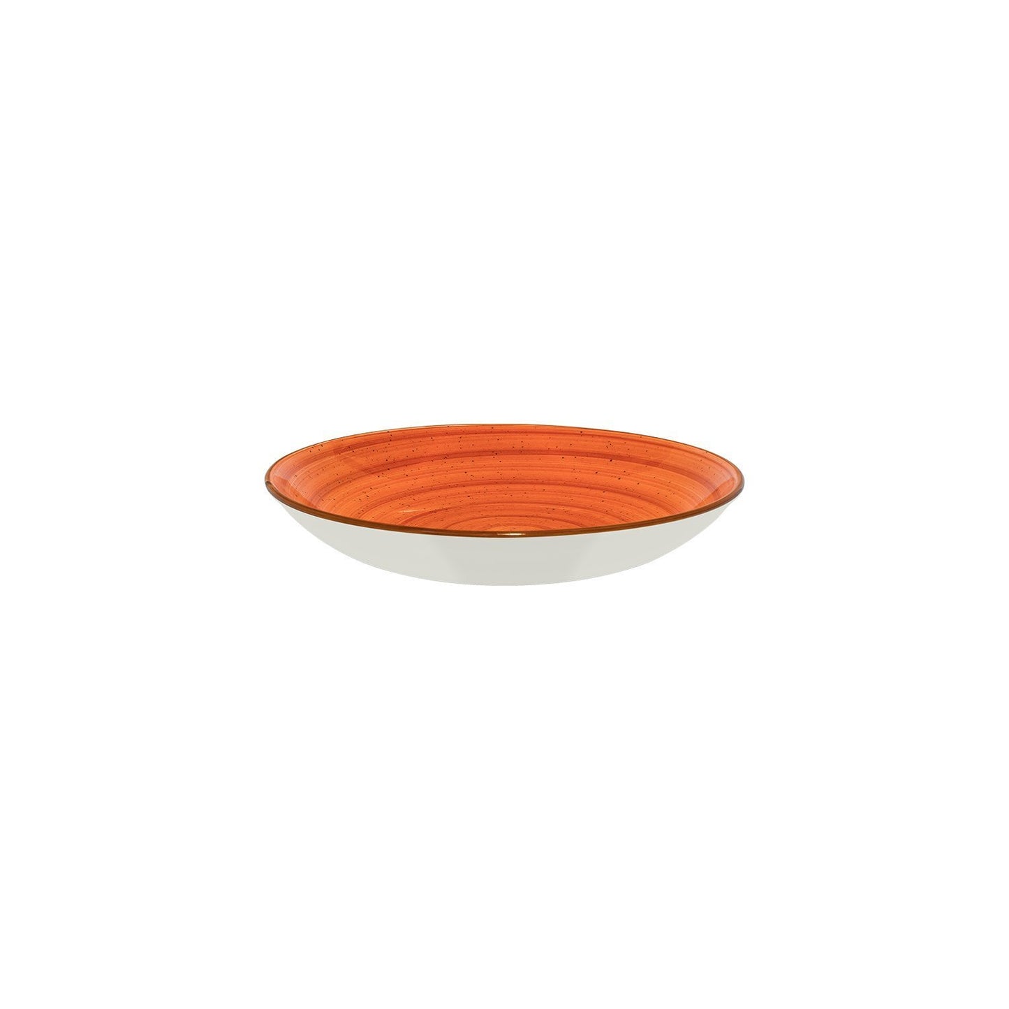 Turgla Vitrified Terracota dia.10" h:2" 44 oz. Round Terracotta Vitrified Bowl - Case Pack: 6