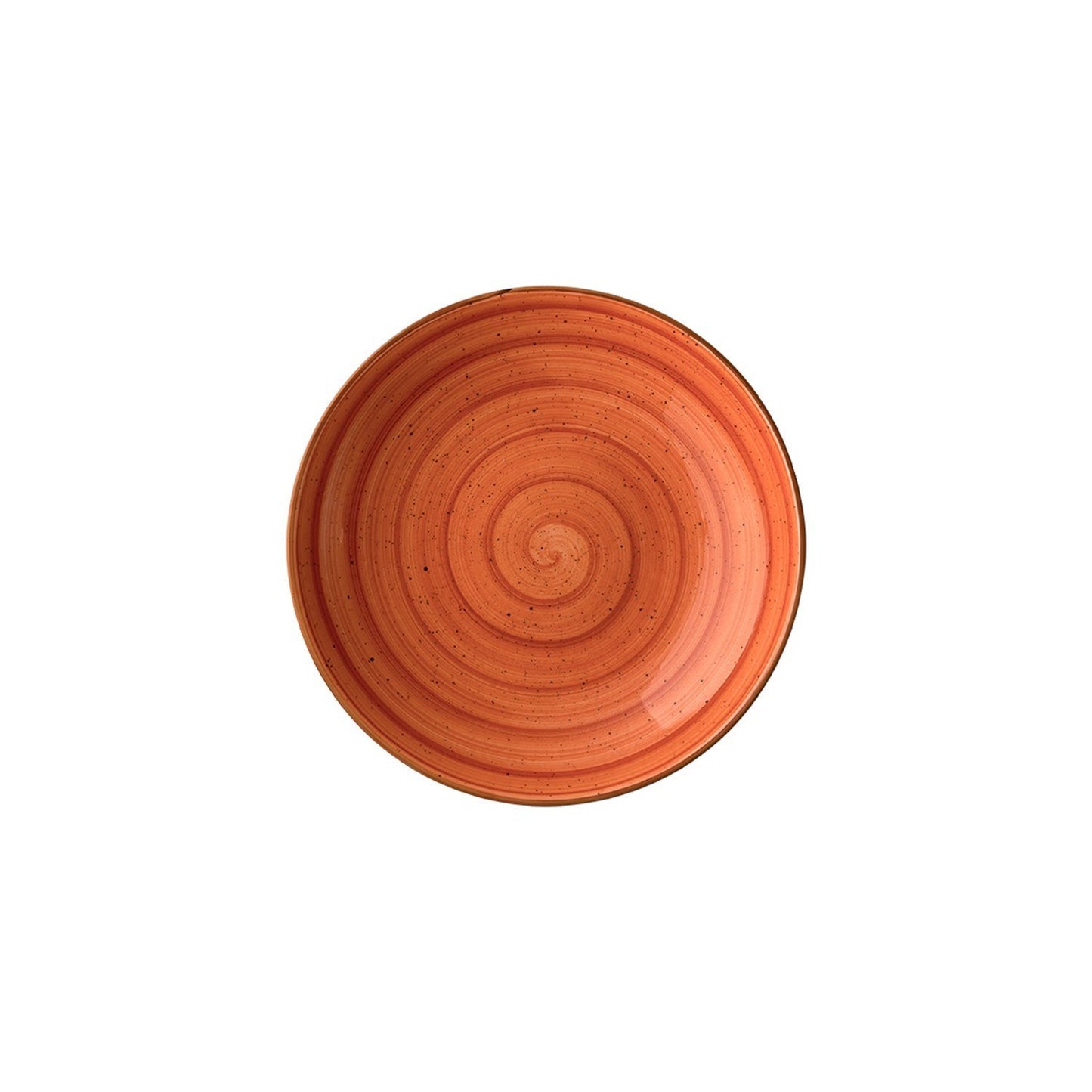 Turgla Vitrified Terracota dia.10" h:2" 44 oz. Round Terracotta Vitrified Bowl - Case Pack: 6