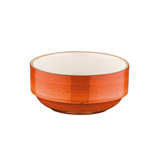 Turgla Vitrified Terracota dia.4.75" h:2" 12 oz. Round Terracotta Vitrified Bowl - Case Pack: 12